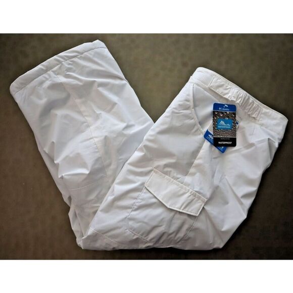 Columbia SG8381 Girls' Sz S (7/8) White Starchaser Peak II Insulated Pants - Picture 11 of 12